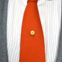 Late Victorian 15ct Gold, Diamond Flower Tie Pin with a Diamond | Parkin and Gerrish (UK)