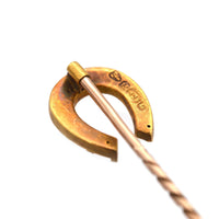 Late Victorian 15ct Gold, Lucky Horseshoe Tie Pin | Parkin and Gerrish (UK)