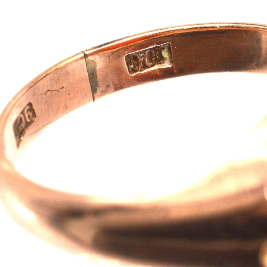 Late Victorian 9ct Gold Sardonyx Signet Ring | Parkin and Gerrish | Antique & Vintage Jewellery