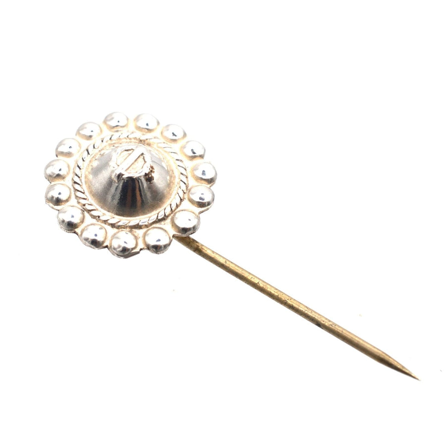 Late Victorian Silver Tie Pin | Parkin and Gerrish | Antique & Vintage Jewellery