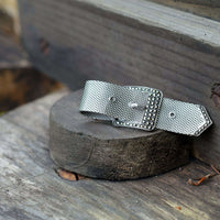 Mid Century Silver & Marcasite Buckle Brooch | Parkin and Gerrish (UK)