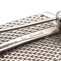 Mid Century Silver & Marcasite Buckle Brooch | Parkin and Gerrish (UK)