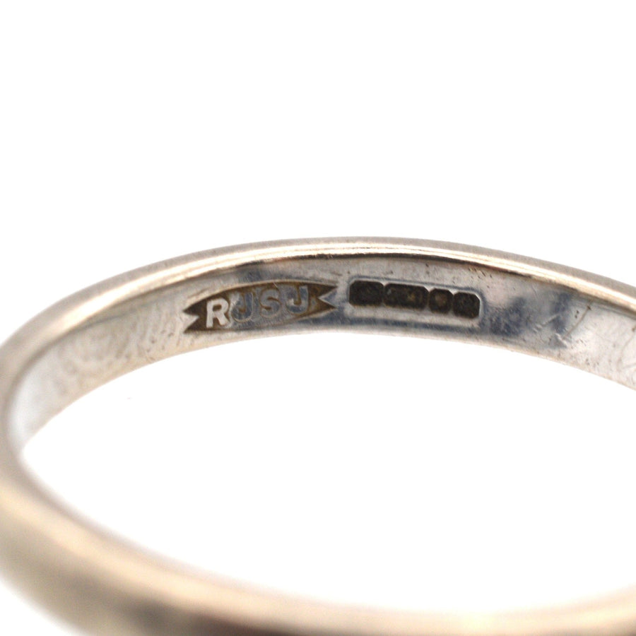 Modern 18ct White gold Wedding Ring (2.2mm) | Parkin and Gerrish | Antique & Vintage Jewellery