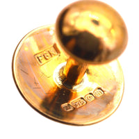 Modern 9ct Gold Dress Studs | Parkin and Gerrish (UK)