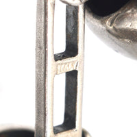 Modern Silver Skull cufflinks | Parkin and Gerrish (UK)