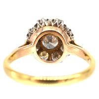 Retro 18ct Gold 1.1 Carat Diamond Cluster Ring | Parkin and Gerrish (UK)