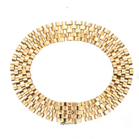 Retro 1940s 9ct Gold Tank Bracelet | Parkin and Gerrish (UK)