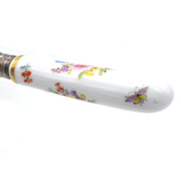 Set of 12 Late 19th Century Thomas Goode Silver Cutlery with Painted Meissen Porcelain Handles in Original Cases | Parkin and Gerrish (UK)