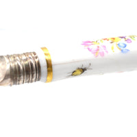 Set of 12 Late 19th Century Thomas Goode Silver Cutlery with Painted Meissen Porcelain Handles in Original Cases | Parkin and Gerrish (UK)