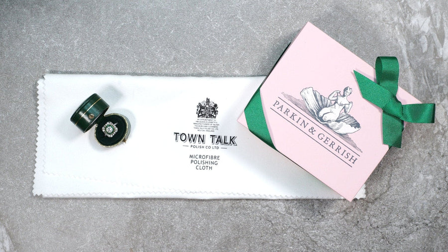talk-town-microfibre-polishing-cloth-parkin-and-gerrish-antique-vintage-jewellery