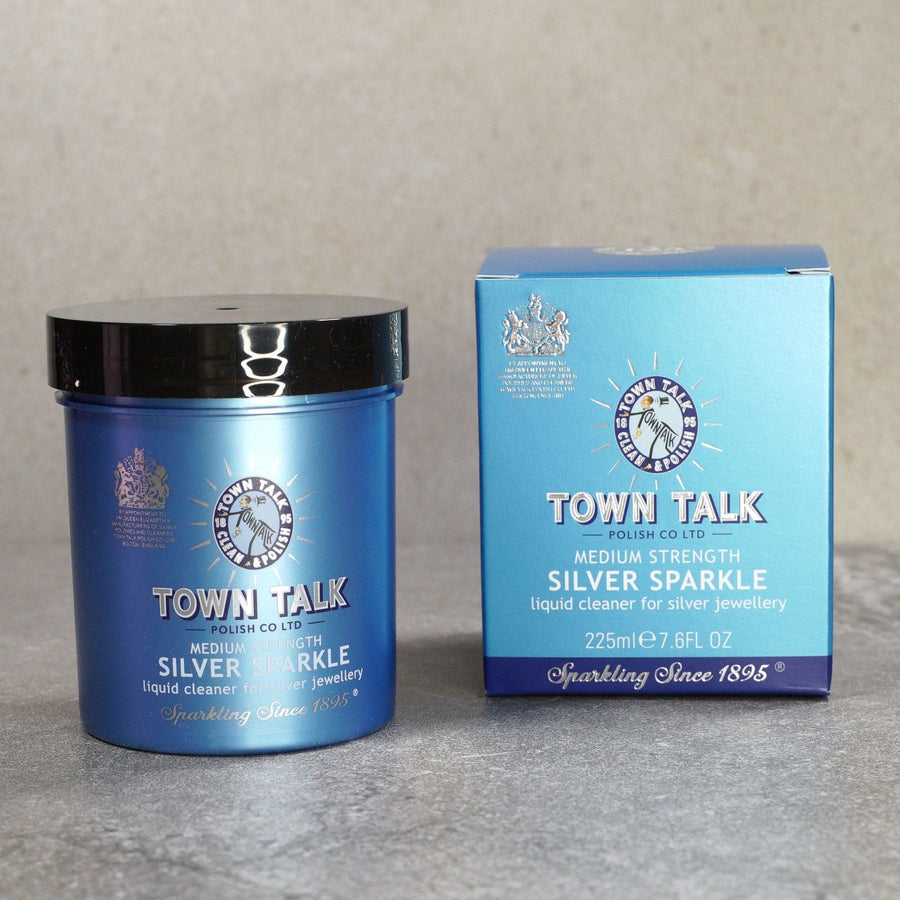 Town Talk Polish Co Silver Sparkle Jewellery Cleaner | Parkin and Gerrish | Antique & Vintage Jewellery