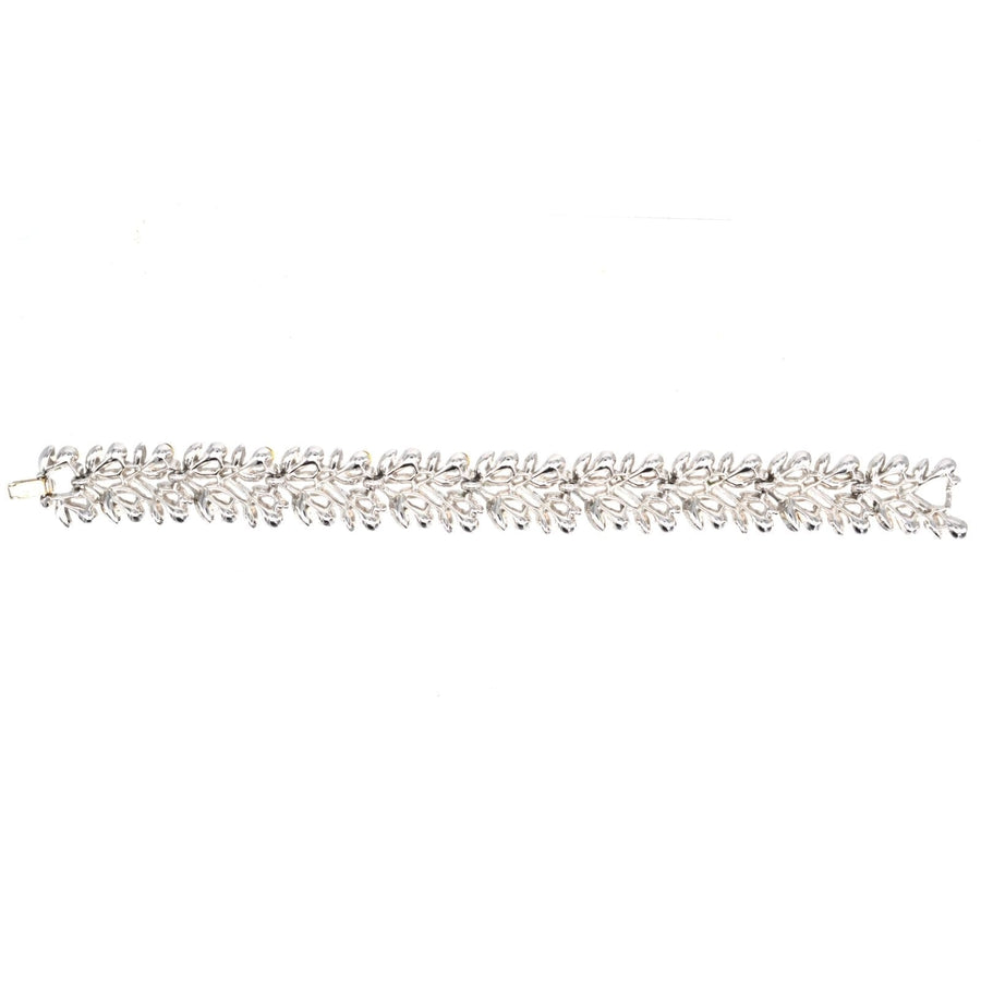Trifari 1950s White "Diamond" Paste Bracelet | Parkin and Gerrish | Antique & Vintage Jewellery