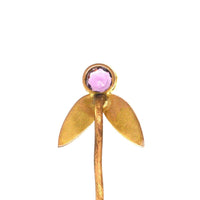 Victorian 15ct Gold Etruscan Revival Tie Pin with an Amethyst | Parkin and Gerrish (UK)