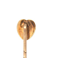 Victorian 15ct Gold, Sapphire & Diamond Heart Tie Pin | Parkin and Gerrish (UK)