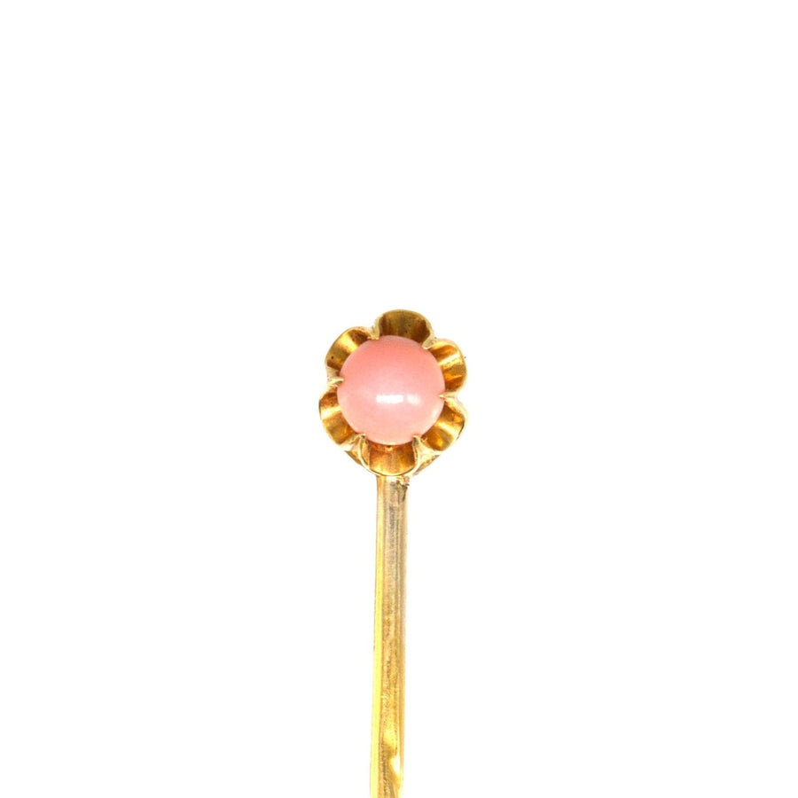 Victorian 18ct Gold Conch Pearl Tie Pin | Parkin and Gerrish | Antique & Vintage Jewellery