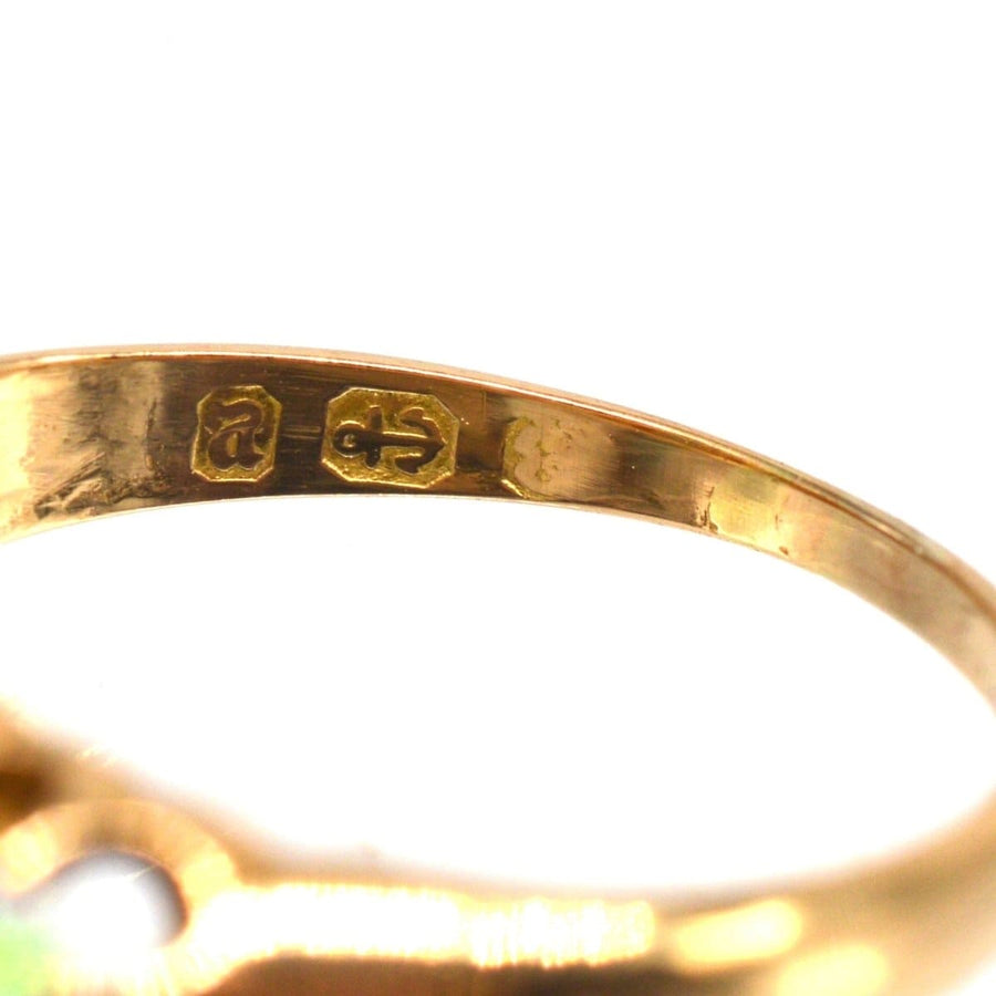 Victorian 18ct Gold Opal and Diamond Ring | Parkin and Gerrish (UK)