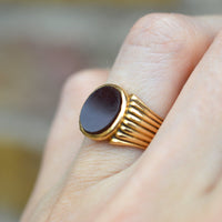 Victorian 18ct Gold Signet Ring with Carnelian | Parkin and Gerrish (UK)