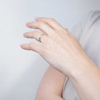 Victorian 18ct Gold & Turquoise Eternity Ring | Parkin and Gerrish (UK)