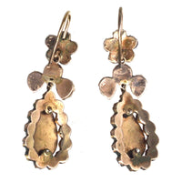 Victorian Gold Bohemian Garnet Earrings | Parkin and Gerrish (UK)