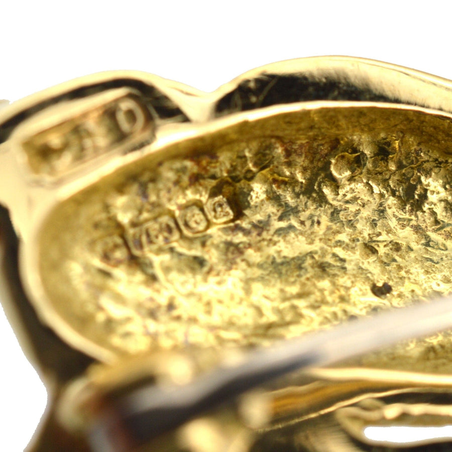 Vintage 18ct Gold Running Rabbit Brooch | Parkin and Gerrish | Antique & Vintage Jewellery