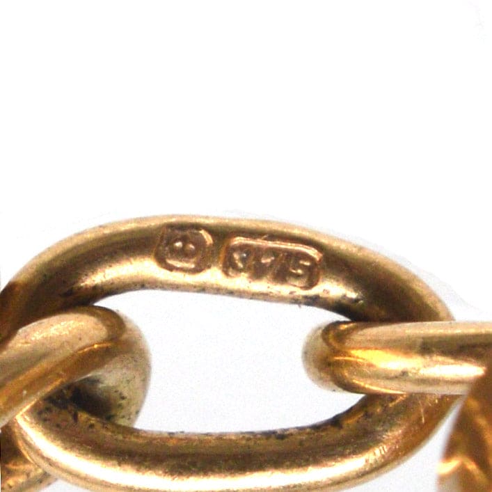 Vintage 9ct Gold Amethyst Oval Cufflinks | Parkin and Gerrish | Antique & Vintage Jewellery