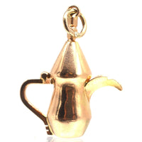 Vintage 9ct Gold Charm of a Middle Eastern Dallah Arabic Coffee Pot | Parkin and Gerrish (UK)