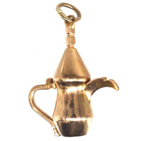 Vintage 9ct Gold Charm of a Middle Eastern Dallah Arabic Coffee Pot | Parkin and Gerrish (UK)