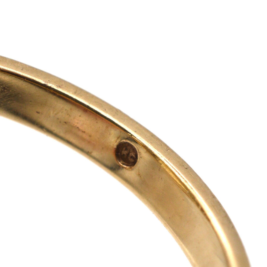Vintage 9ct Gold Smoky Quartz Cocktail Ring | Parkin and Gerrish | Antique & Vintage Jewellery
