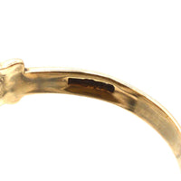 Vintage 9ct Irish Claddah Ring with Diamond | Parkin and Gerrish (UK)