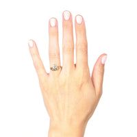 Vintage 9ct Irish Claddah Ring with Diamond | Parkin and Gerrish (UK)