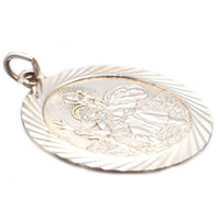 Vintage Silver Saint Christopher Round Pendant | Parkin and Gerrish (UK)