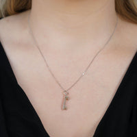 Vintage Silver Skateboard Pendant Charm | Parkin and Gerrish (UK)