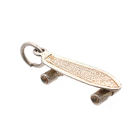 Vintage Silver Skateboard Pendant Charm | Parkin and Gerrish (UK)