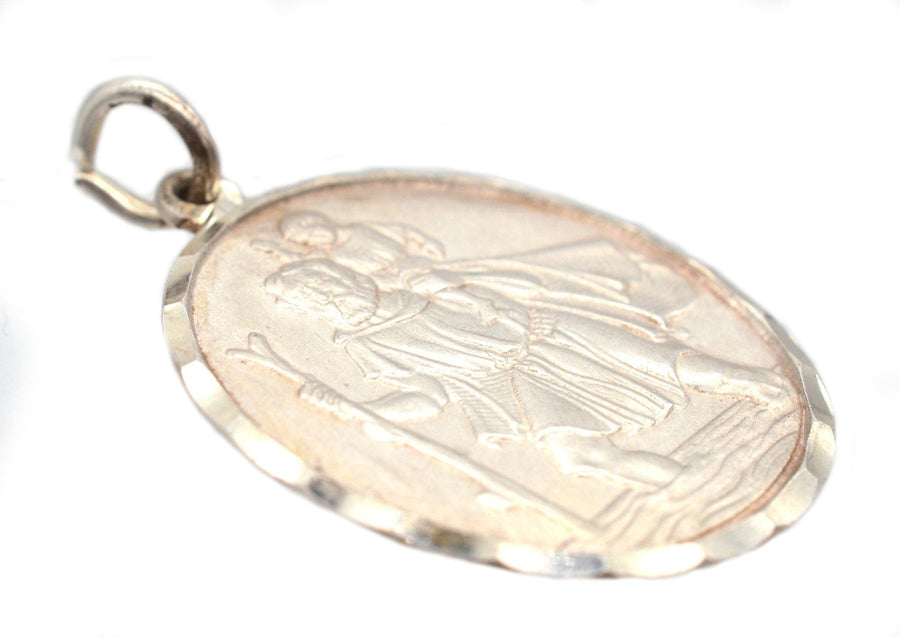 Vintage Silver St Christopher Pendant | Parkin and Gerrish | Antique & Vintage Jewellery