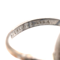 Vintage Silver Wedgwood Plaque Ring of Diana the Huntress | Parkin and Gerrish (UK)