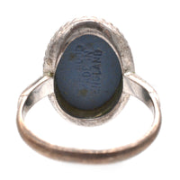 Vintage Silver Wedgwood Plaque Ring of Diana the Huntress | Parkin and Gerrish (UK)