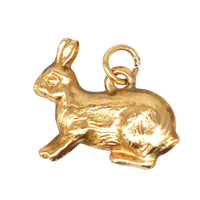 Vintage Slade & Kempton 9ct Gold Bunny Rabbit Charm Pendant | Parkin and Gerrish (UK)